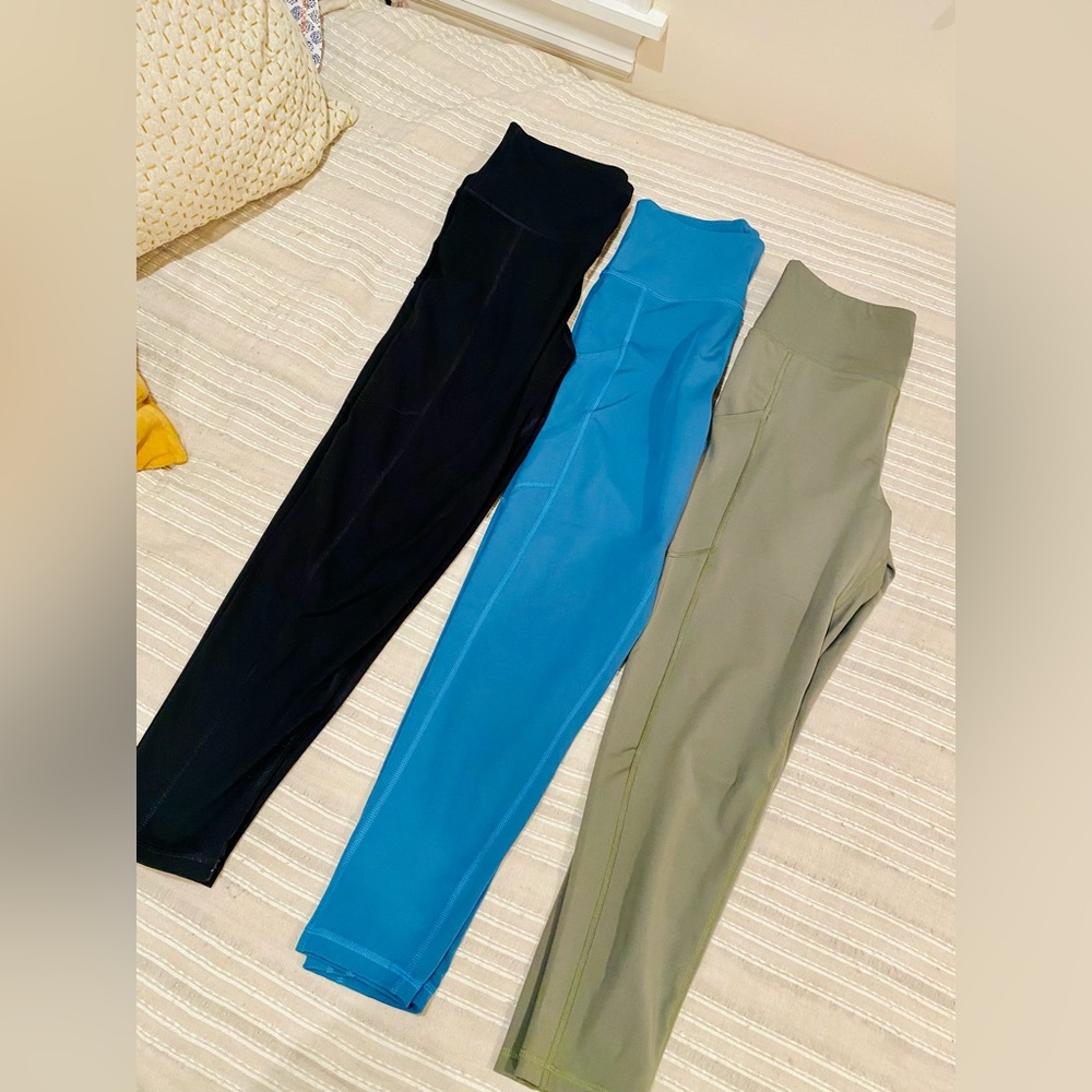 AE Everything Pocket Legging Bundle 🖤💚💙